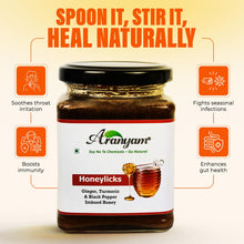 Load image into Gallery viewer, Aranyam Ginger, Black pepper, Turmeric Honeylicks