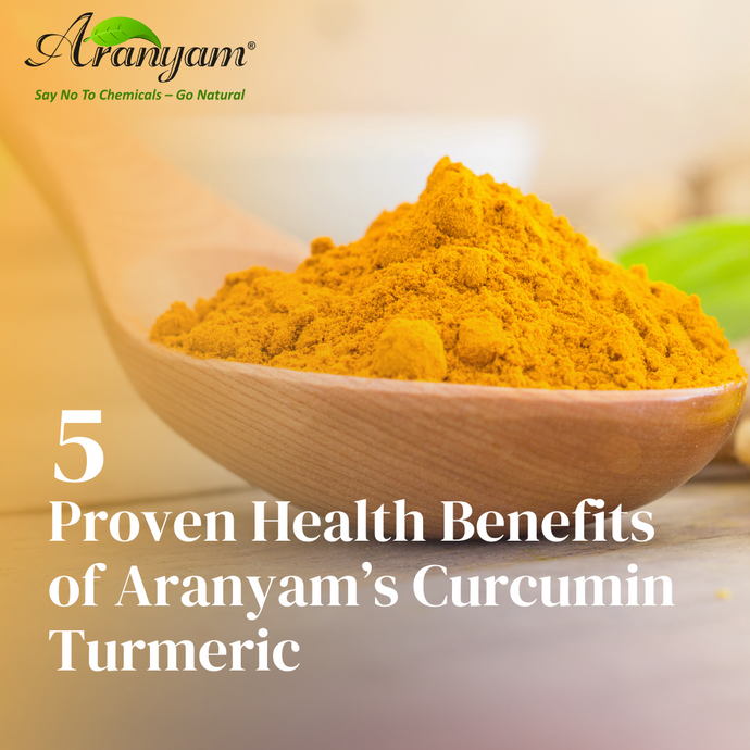 5 Proven Health Benefits of Aranyam’s Curcumin Turmeric