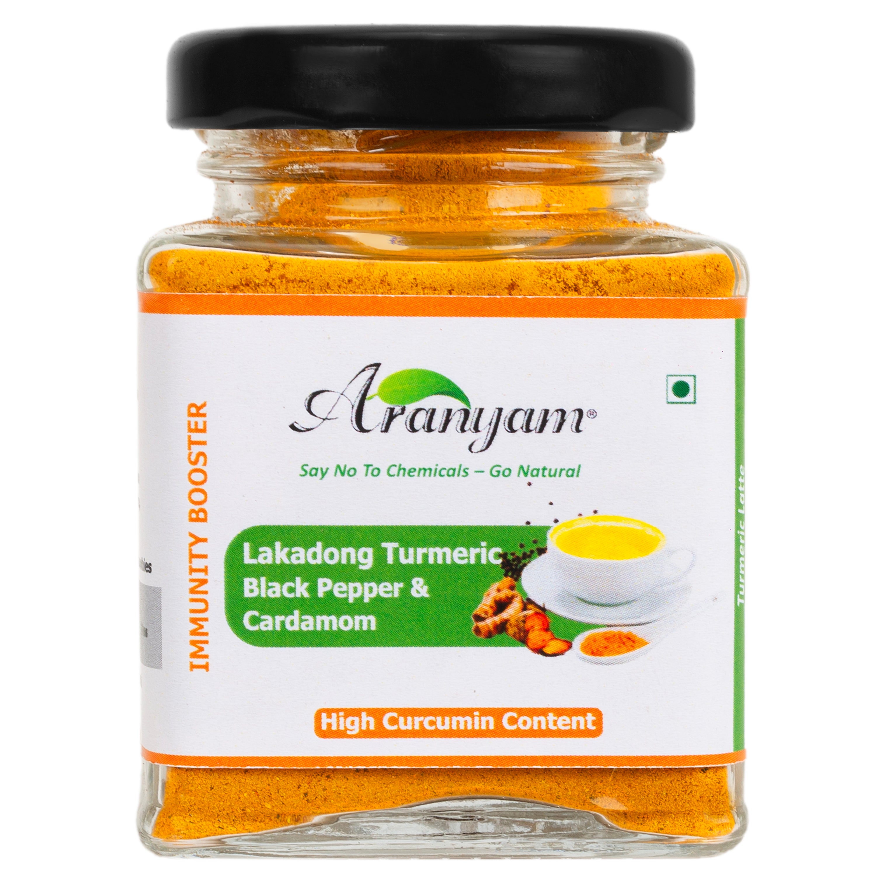 Lakadong Turmeric Drink Mix with Black Pepper & Cardamom