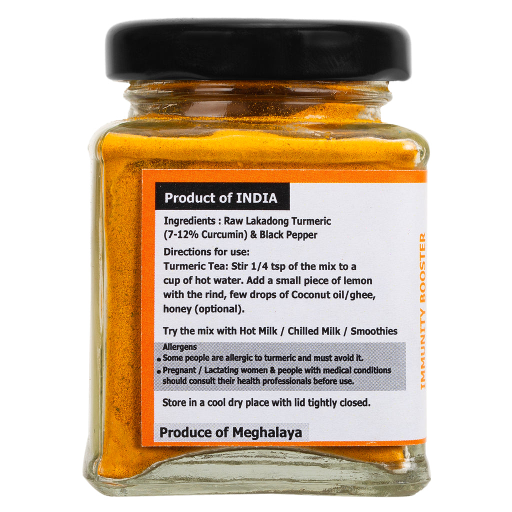 Lakadong Turmeric Mix With Black Pepper