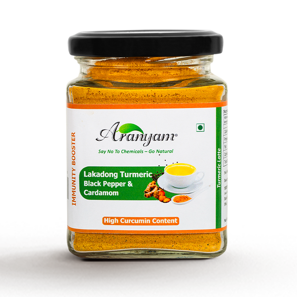 Lakadong Turmeric Drink Mix with Black Pepper & Cardamom