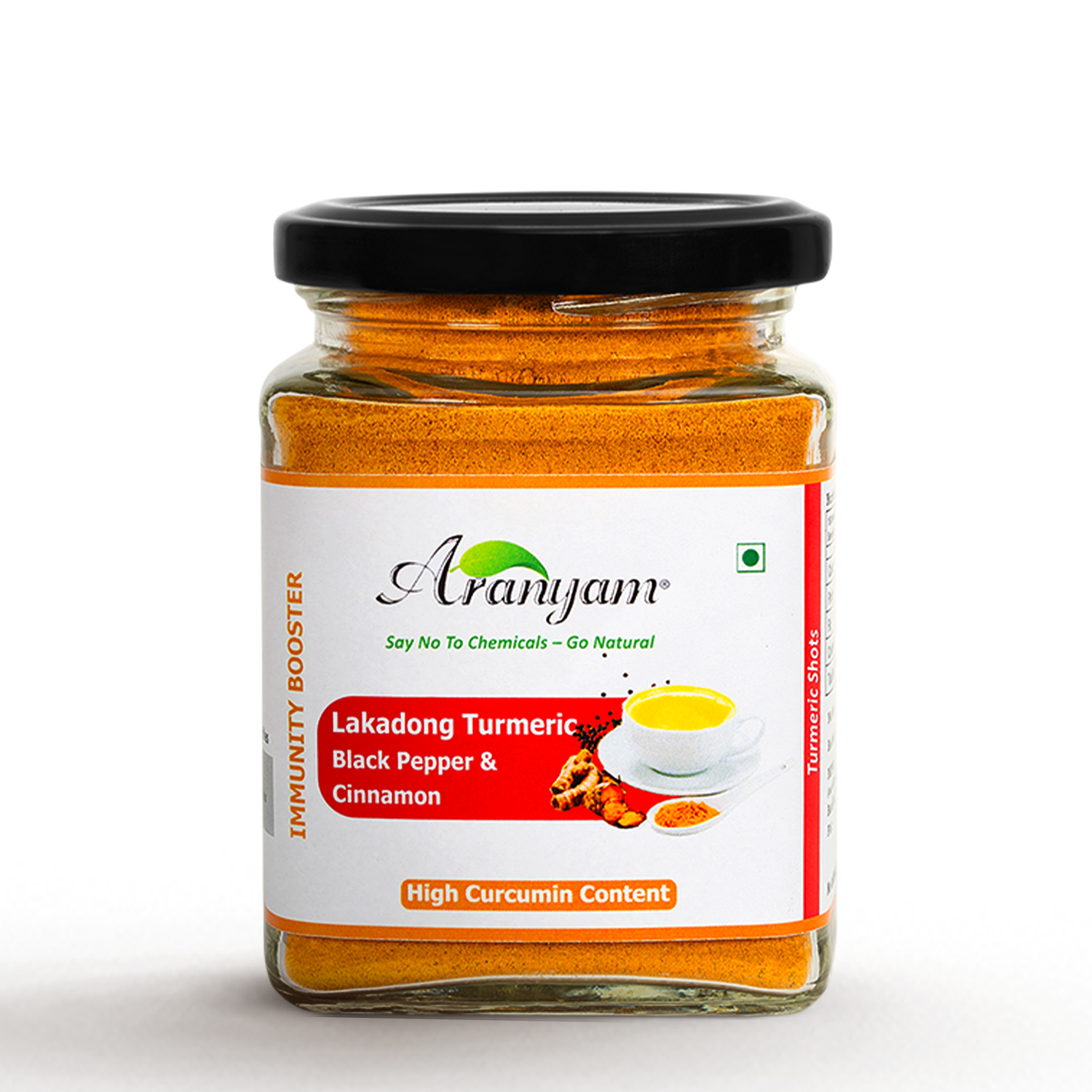 Lakadong Turmeric Drink Mix with Black Pepper & Cinnamon