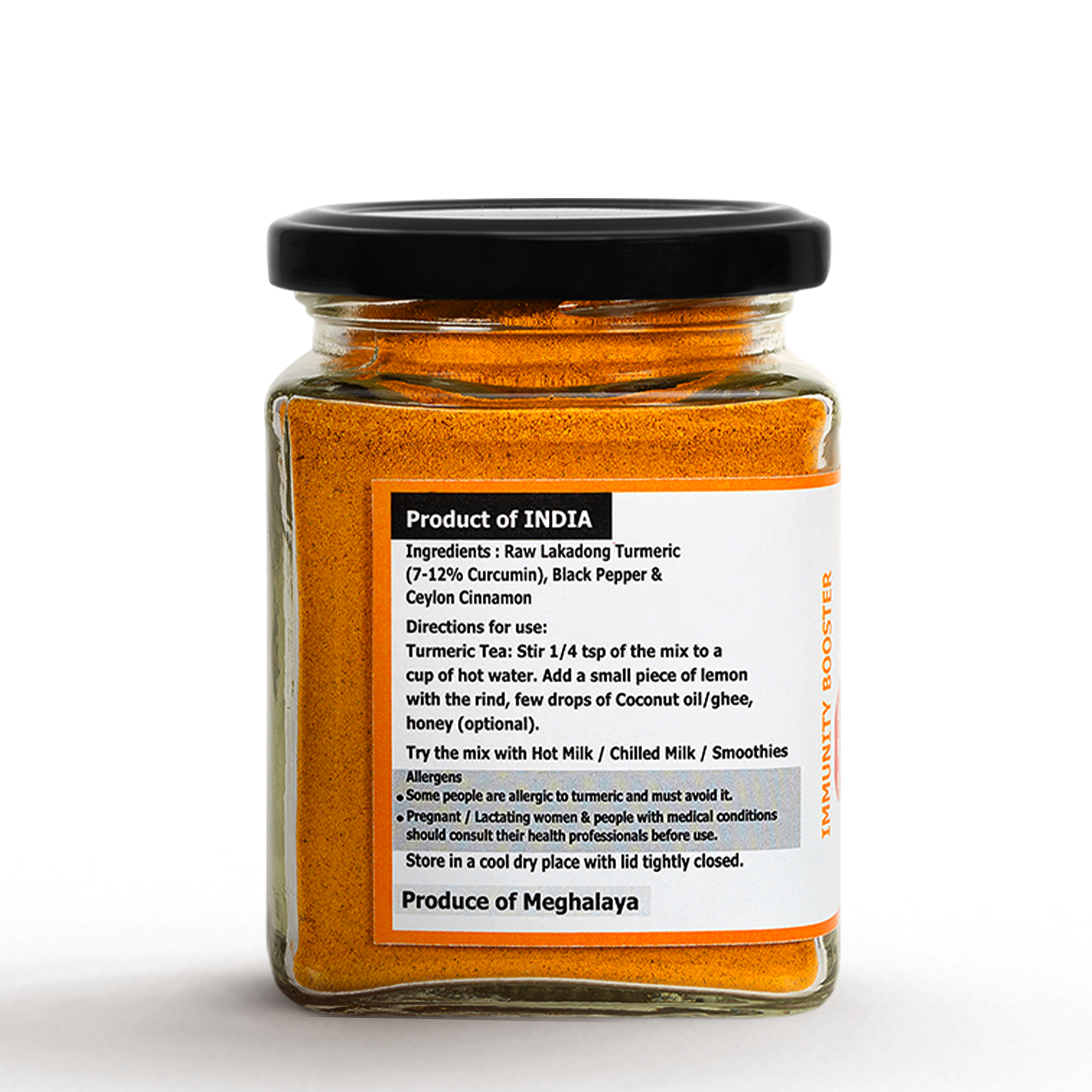 Lakadong Turmeric Drink Mix with Black Pepper & Cinnamon