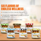 Lakadong Turmeric Drink Mix Combo - 6 Variants