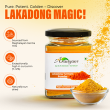 Load image into Gallery viewer, Natural Lakadong Turmeric Powder High Curcumin (7-12%) - 100g
