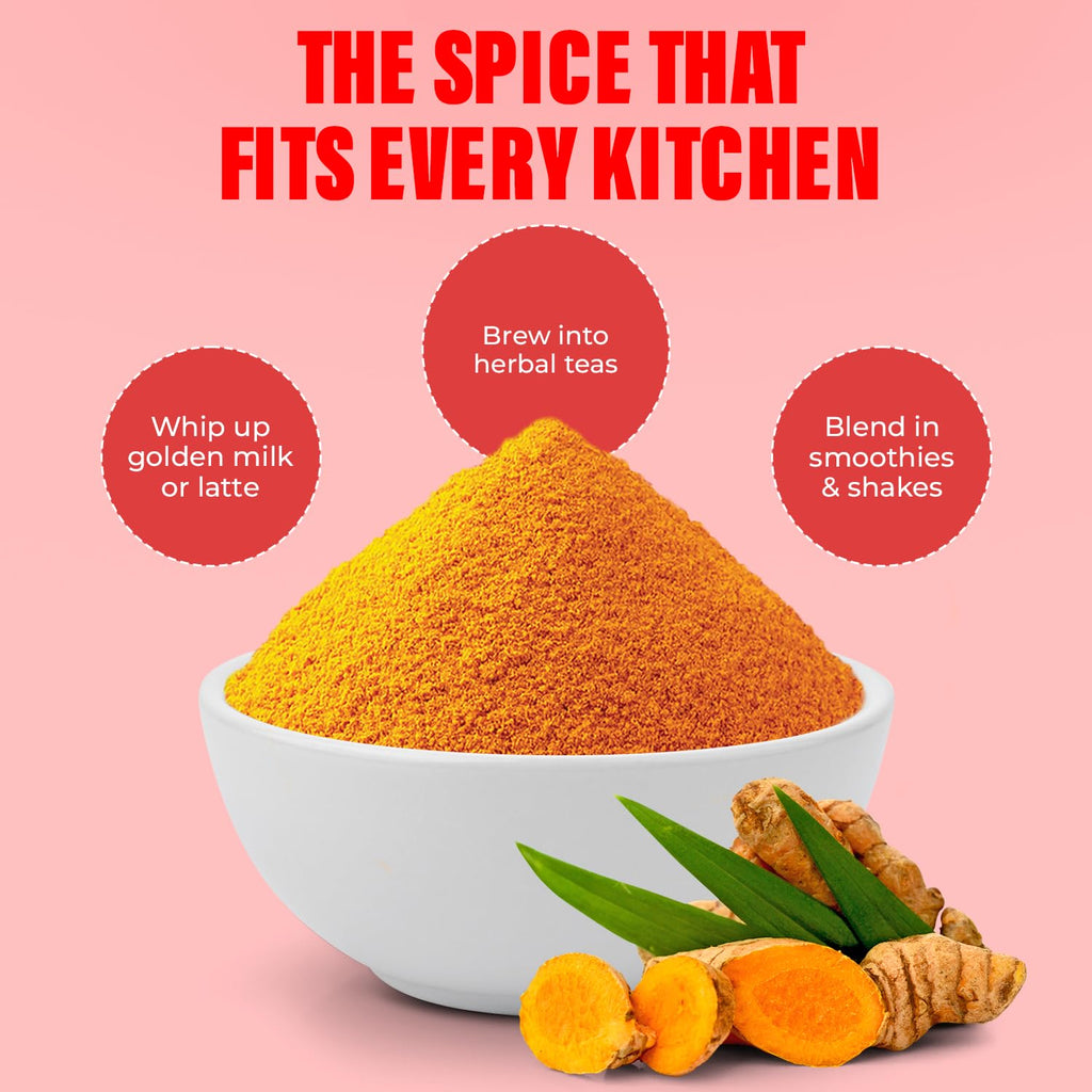 Lakadong Turmeric Drink Mix with Black Pepper & Cinnamon