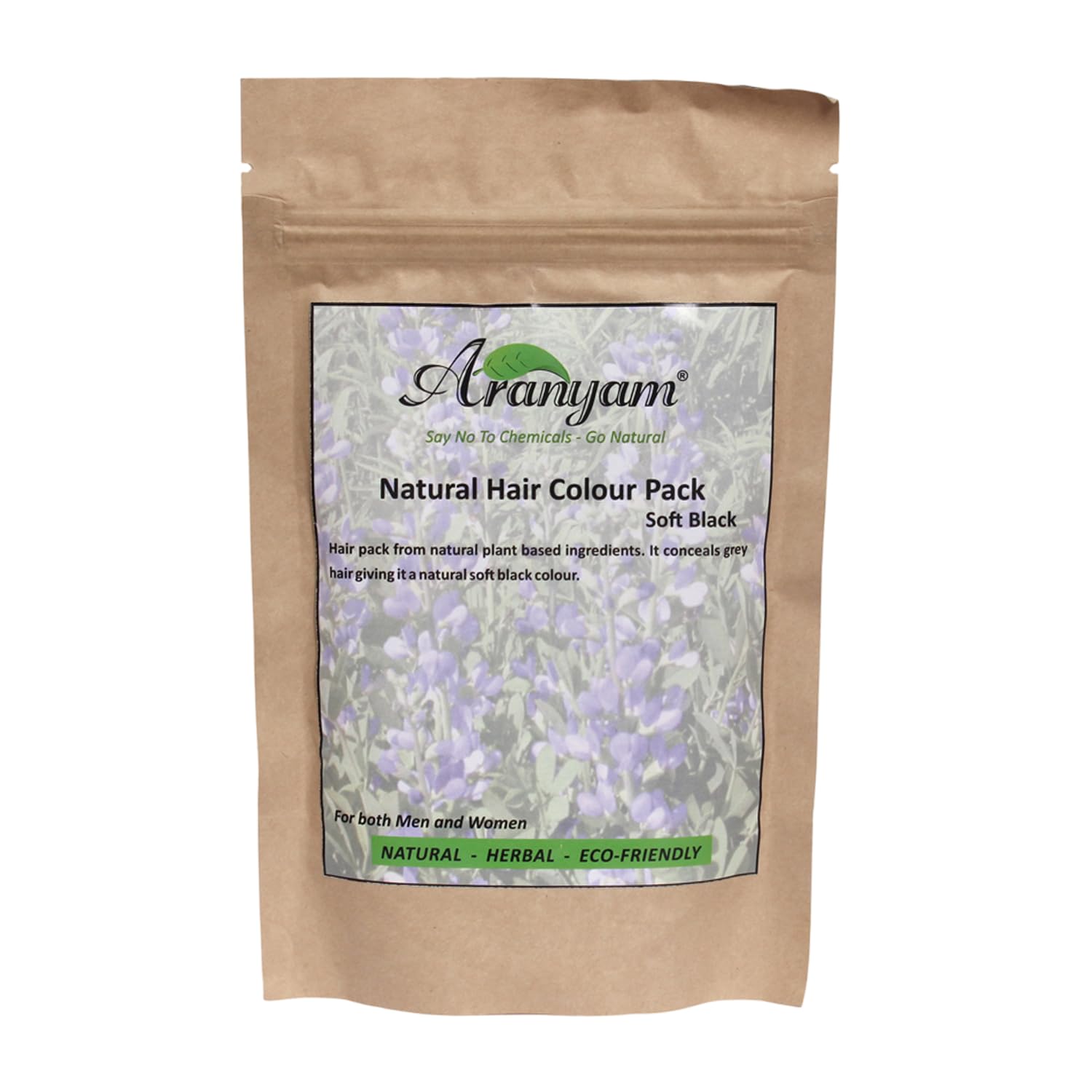 Natural Hair Colour Pack (Soft Black)