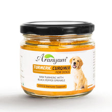 Load image into Gallery viewer, Lakadong Turmeric CurQmix for Dogs 110gm - Joint &amp; Immune Supplement

