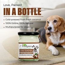 Load image into Gallery viewer, Coco Dogs - Extra Virgin Cold Pressed Coconut Oil Extracted from Coconut Milk -160ml

