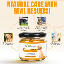 Load image into Gallery viewer, Lakadong Turmeric CurQmix for Dogs 110gm - Joint &amp; Immune Supplement
