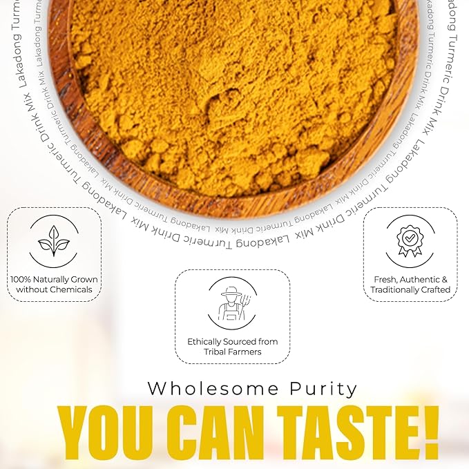 Lakadong Turmeric Drink Mix with Black Pepper & Ginger