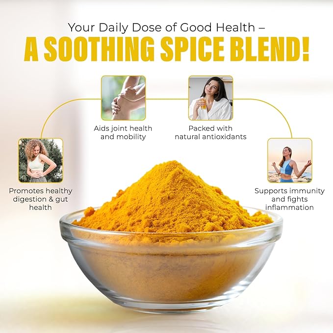 Lakadong Turmeric Drink Mix with Black Pepper & Ginger