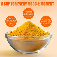 Load image into Gallery viewer, Lakadong Turmeric Drink Mix with Black Pepper, Saffron, Cardamom &amp; Ginger
