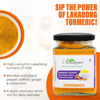 Lakadong Turmeric Drink Mix with Black Pepper, Saffron, Cardamom & Ginger