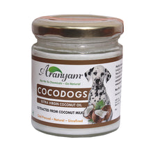 Load image into Gallery viewer, Coco Dogs - Extra Virgin Cold Pressed Coconut Oil Extracted from Coconut Milk -160ml
