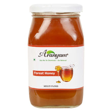Load image into Gallery viewer, Aranyam Cherrapunji/Mawsynram Forest Honey - 500g | Pure, Natural &amp; Unprocessed Honey | Rich in Natural Enzymes &amp; Antioxidants | Raw Multiflora Wild Honey
