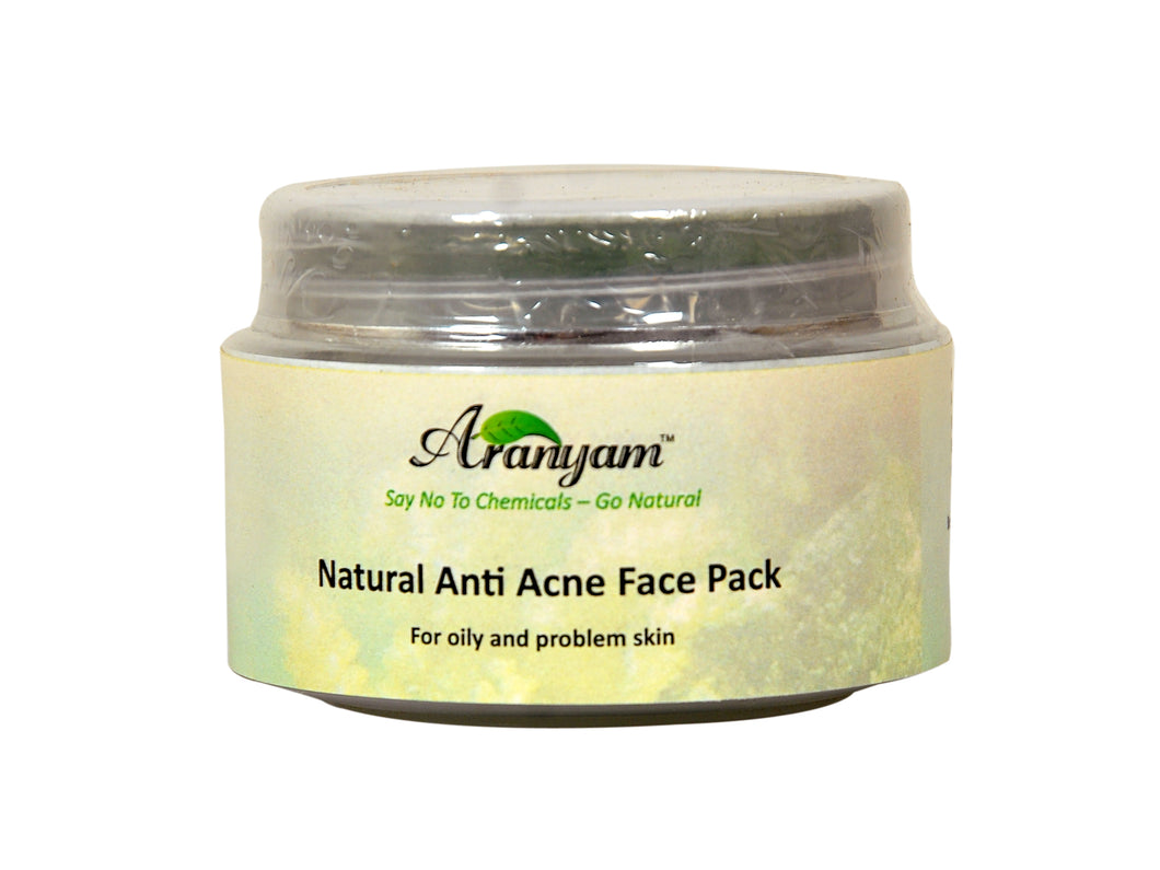 Natural Spirulina, Turmeric, Neem Anti-Acne Face Pack 30gm