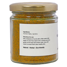 Load image into Gallery viewer, Natural Turmeric Spirulina Face Scrub 130gm
